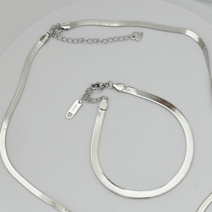 Cleopatra Silver Bracelet