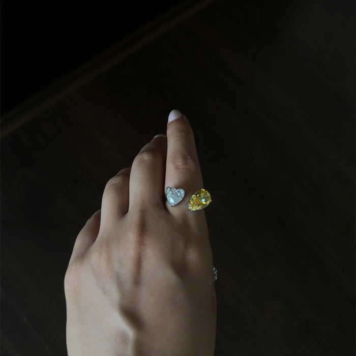 Melo Ring (Yellow zircon )