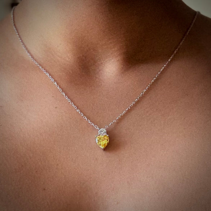 Amber Set (Sterling Silver)