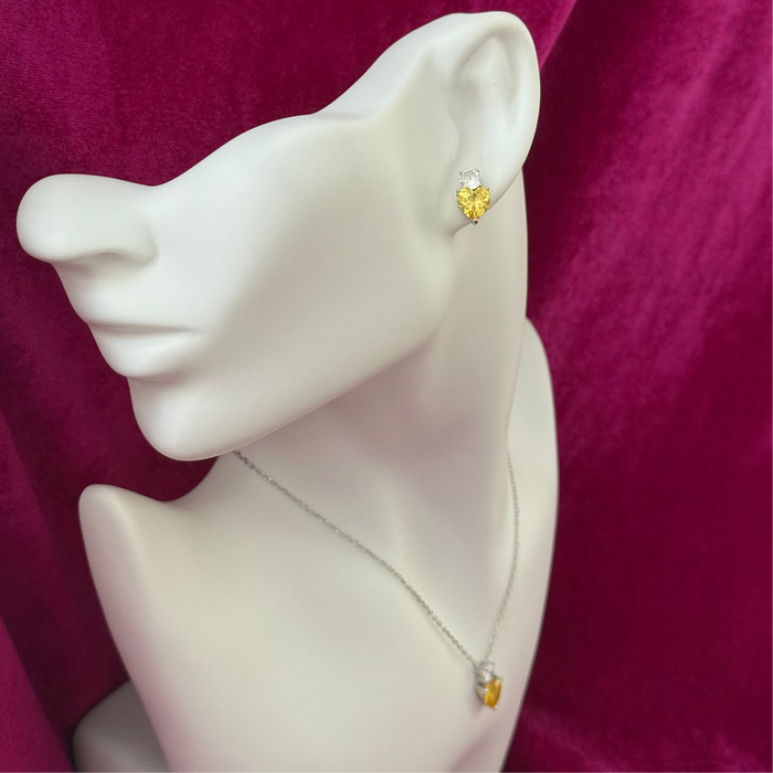 Amber Set (Sterling Silver)