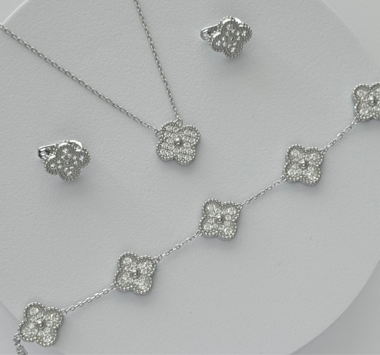 Clover(V&A style) diamond set