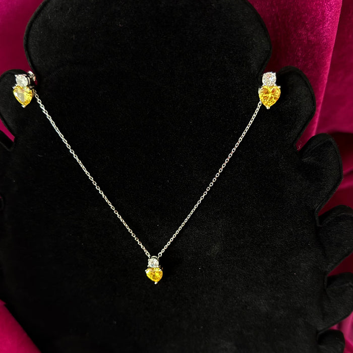 Amber Set (Sterling Silver)