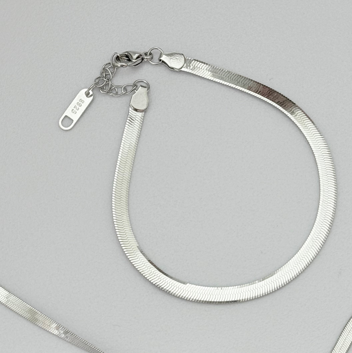 Cleopatra Silver Bracelet