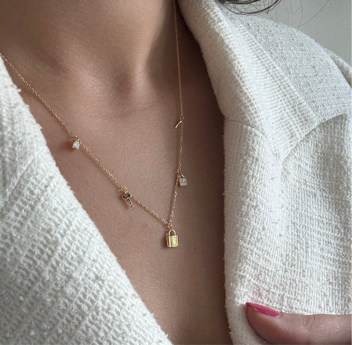 Lock & Key Necklace