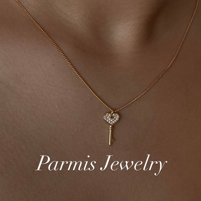 Love-Key pendant necklace