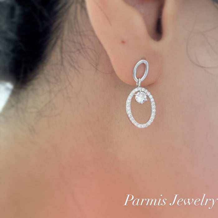 Diamond Droplet earrings