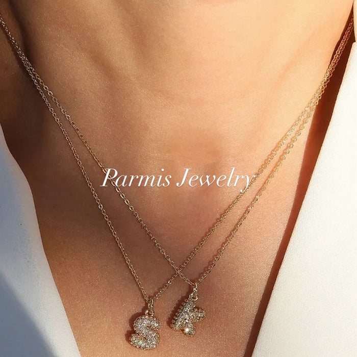 Letter Pendant Necklace