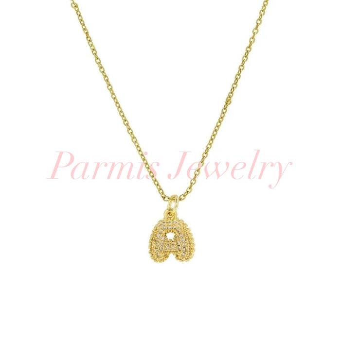 Letter Pendant Necklace