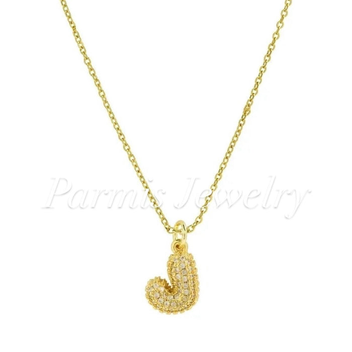 Letter Pendant Necklace