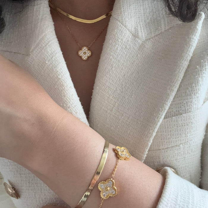 V&A style 18k gold-plated Sterling Silver Set