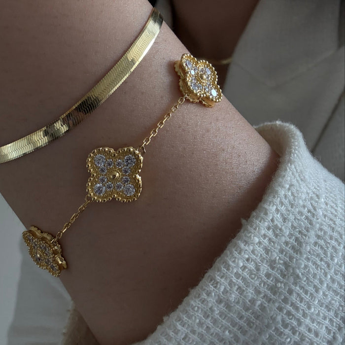 V&A style 18k gold-plated Sterling Silver Set